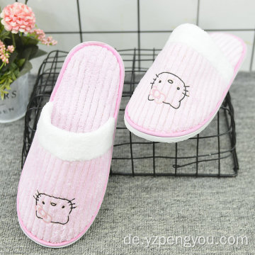 Rosa Hallo Kitty Slipper Schöne Frau Hotel Slipper